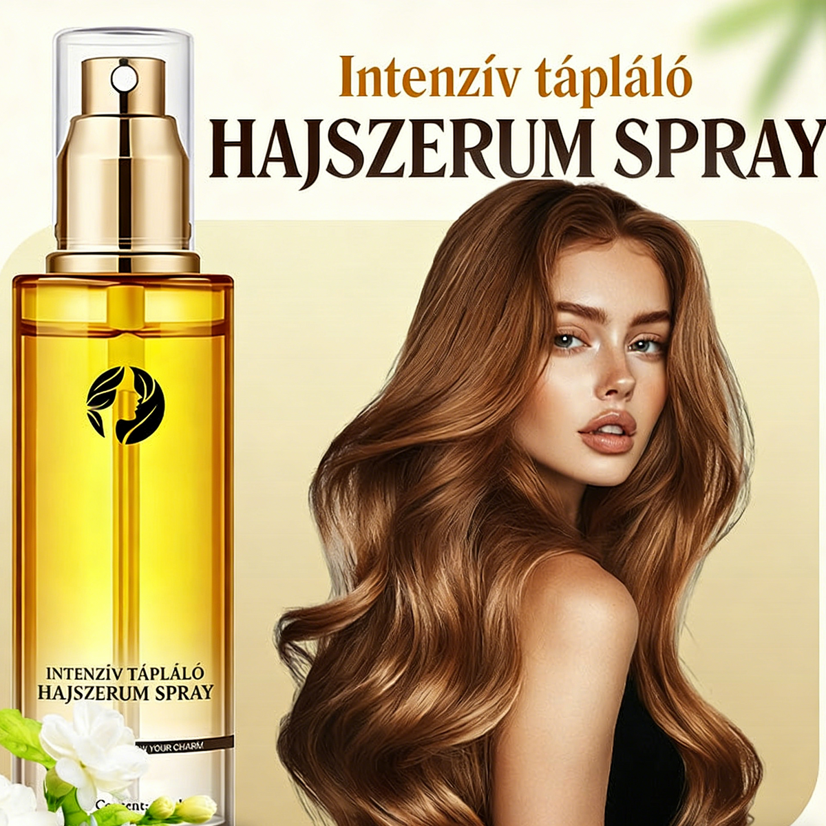 💁‍♀️✨Hajolaj-szérum spray göndör hajra ✨💆‍♀️Könnyű 3 az 1-ben kezelő spray