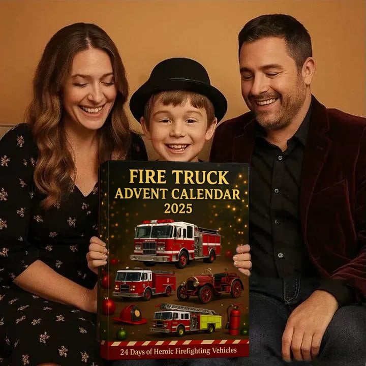 🚒🔥TŰZOLTÓAUTÓ ADVENTI NAPTÁR 2025🎁🌲