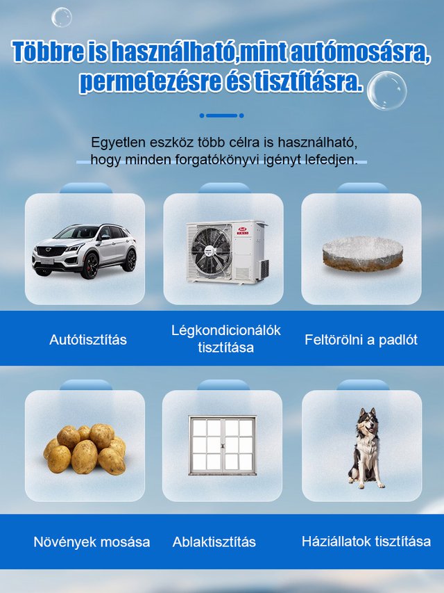 Háztartási elektromos nagynyomású autómosó pisztoly
